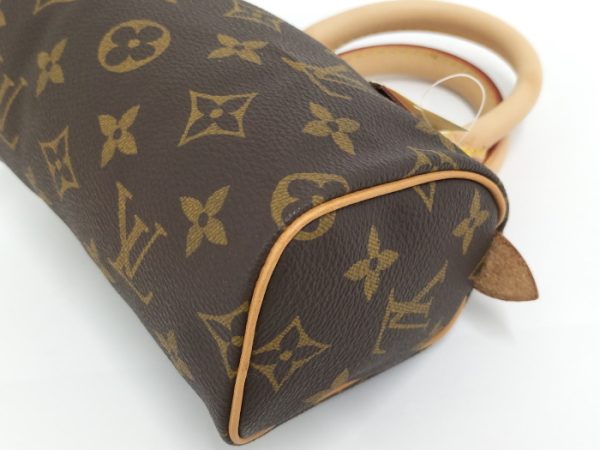 oplus 256 Louis Vuitton Mini Speedy Handbag Monogram Brown