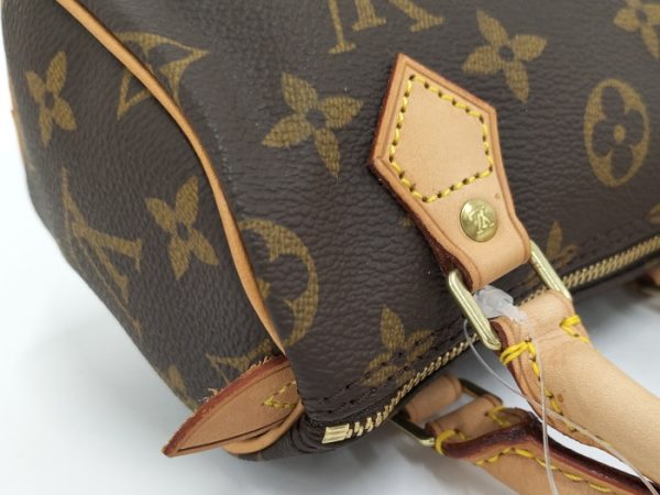 oplus 256 Louis Vuitton Mini Speedy Handbag Monogram Brown