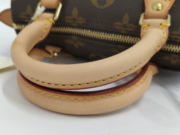 oplus 256 Louis Vuitton Mini Speedy Handbag Monogram Brown