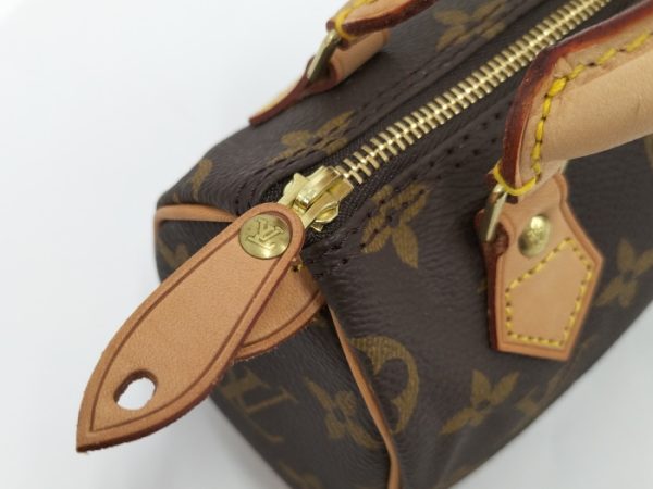 oplus 256 Louis Vuitton Mini Speedy Handbag Monogram Brown