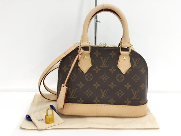 oplus 256 LOUIS VUITTON Alma BB 2WAY Shoulder Bag Monogram Brown