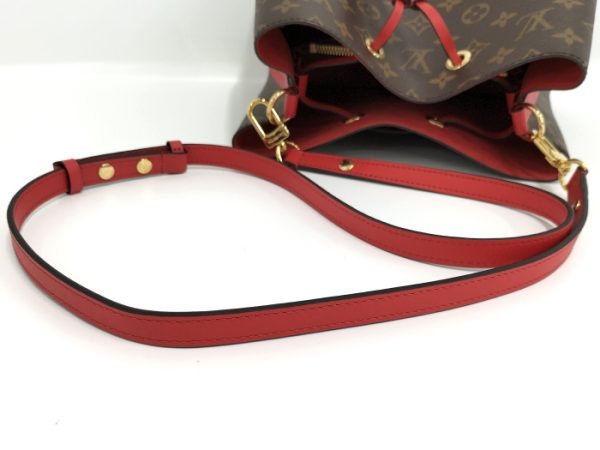 oplus 256 Louis Vuitton NeoNoe Shoulder Drawstring Monogram Coquelicot Brown