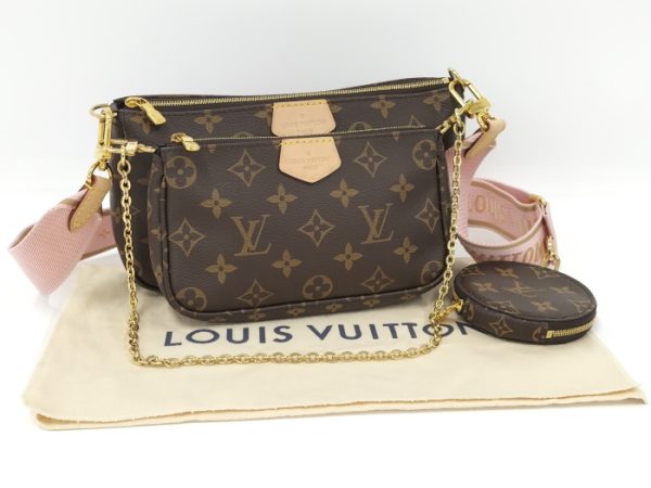 oplus 256 Louis Vuitton Multi Pochette Accessoires Shoulder Bag Monogram Brown