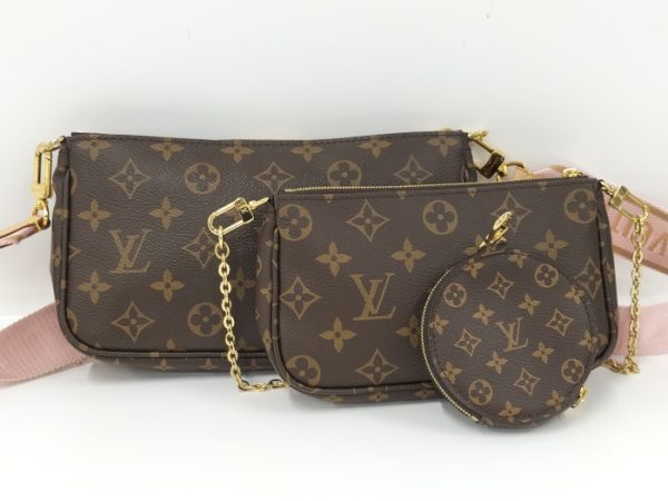 oplus 256 Louis Vuitton Multi Pochette Accessoires Shoulder Bag Monogram Brown