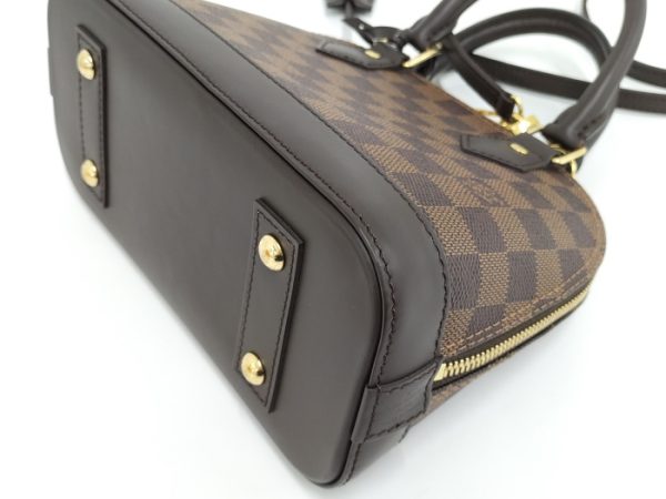 2000773252001108 3 Louis Vuitton Alma BB 2WAY Handbag Shoulder Bag Damier Ebene Brown