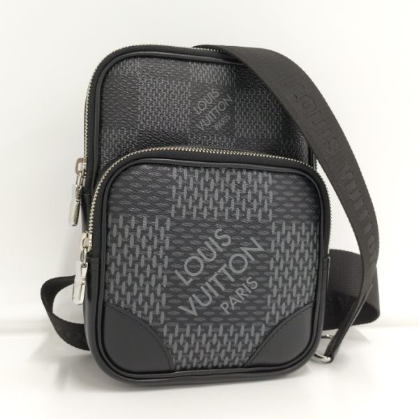 oplus 256 Louis Vuitton Amazon Sling Bag Body Bag Damier Graphite 3D Black