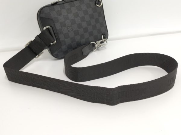 oplus 256 Louis Vuitton Amazon Sling Bag Body Bag Damier Graphite 3D Black