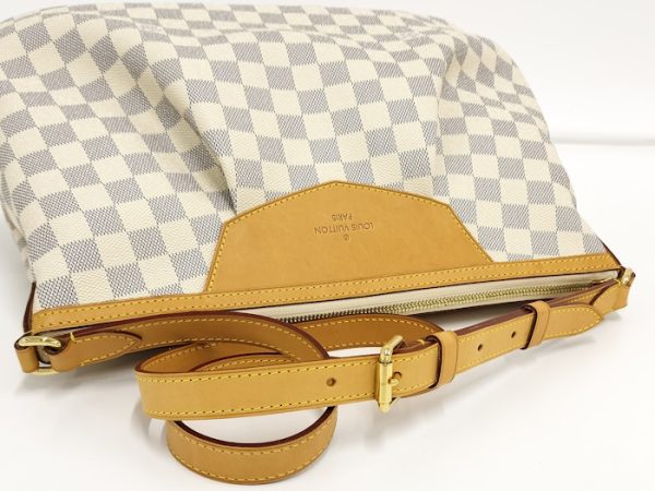 oppo 256 Louis Vuitton Siracusa MM Shoulder Damier Azur