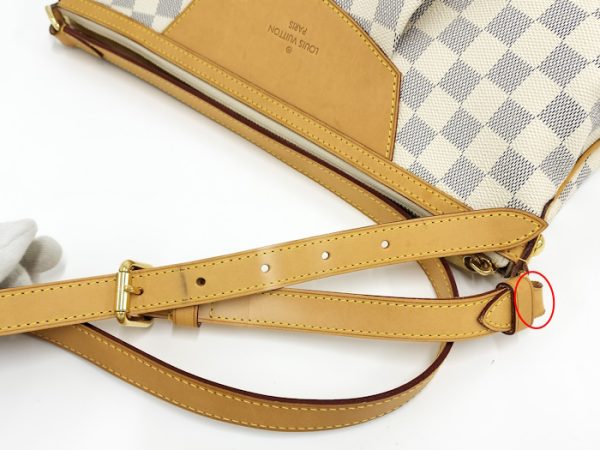 oppo 256 Louis Vuitton Siracusa MM Shoulder Damier Azur