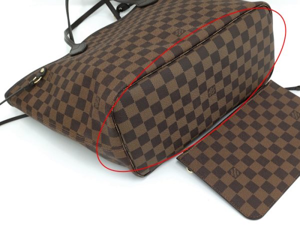 oplus 256 Louis Vuitton Neverfull MM Tote Bag Shoulder Bag Damier Ebene Brown