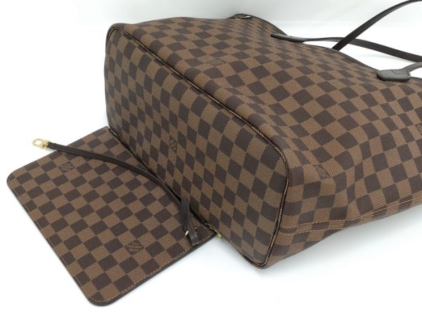 oplus 256 Louis Vuitton Neverfull MM Tote Bag Shoulder Bag Damier Ebene Brown