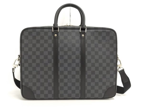 2000773257601019 2 Louis Vuitton Business Briefcase Porte Document Voyage GM Damier Graphite