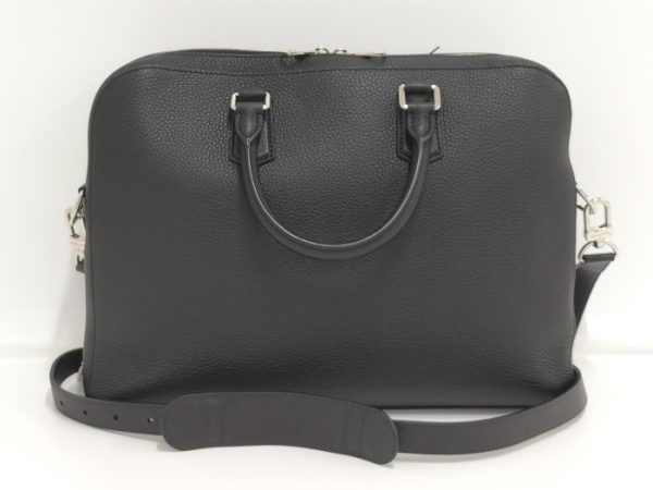 oplus 256 Louis Vuitton 2WAY Shoulder Briefcase Victor Taurillon Leather Noir Black