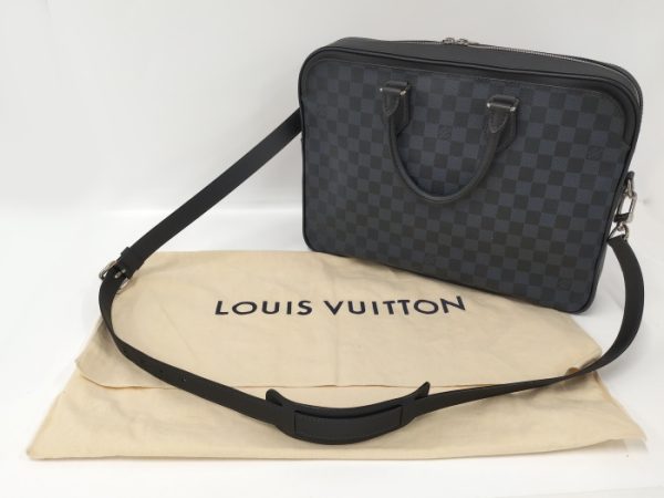 oplus 256 Louis Vuitton Dandy 2WAY Briefcase Shoulder Damier Cobalt