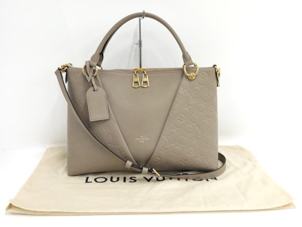 oppo 256 Louis Vuitton V Tote Handbag Monogram Empreinte Tourterelle