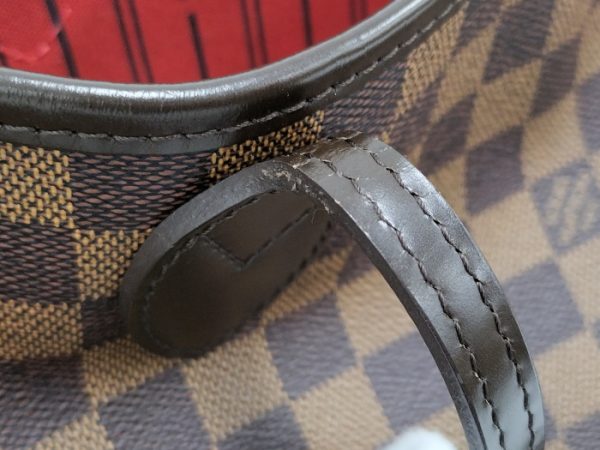 oplus 256 Louis Vuitton Neverfull MM Tote Damier Ebene Brown