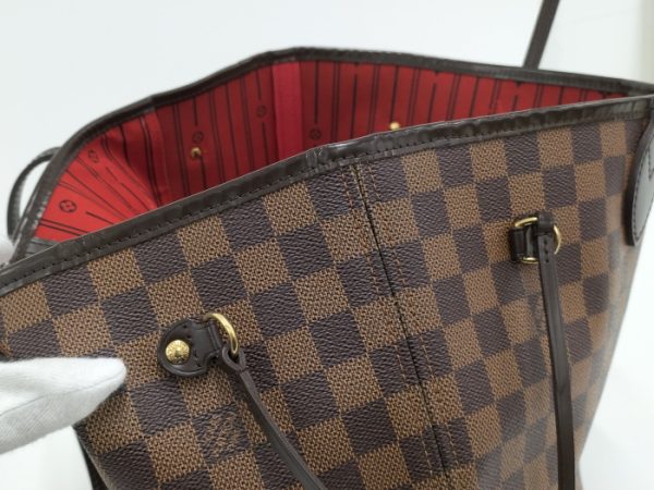 oplus 256 Louis Vuitton Neverfull MM Tote Damier Ebene Brown