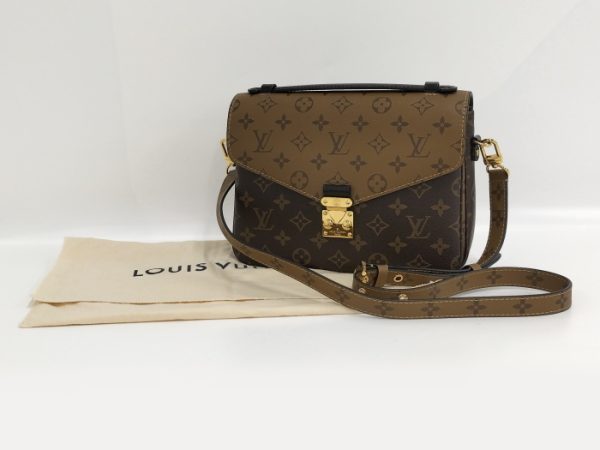 oplus 256 Louis Vuitton Pochette Metis MM 2WAY Shoulder Bag Monogram Reverse