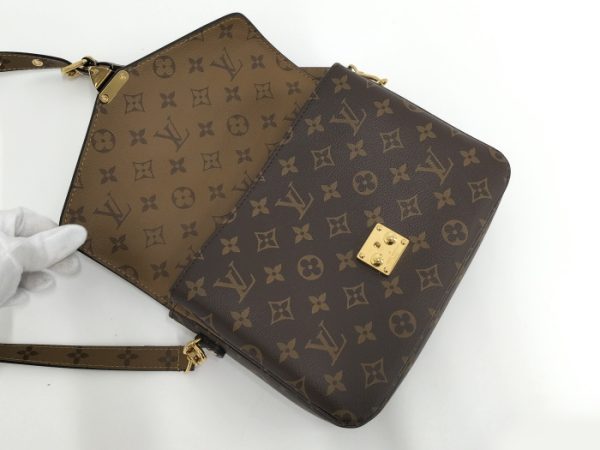 oplus 256 Louis Vuitton Pochette Metis MM 2WAY Shoulder Bag Monogram Reverse