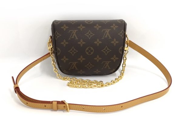 2000773257801040 2 Louis Vuitton Chain Mini Bum Bag Shoulder Bag Monogram Black