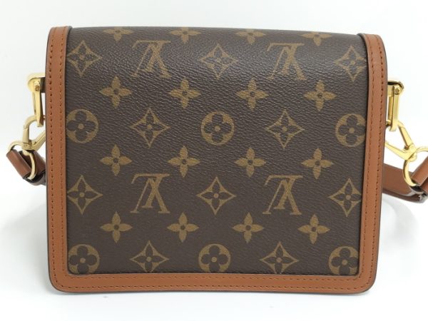 oplus 256 Louis Vuitton Dauphine Mini Shoulder Bag Monogram Reverse Brown