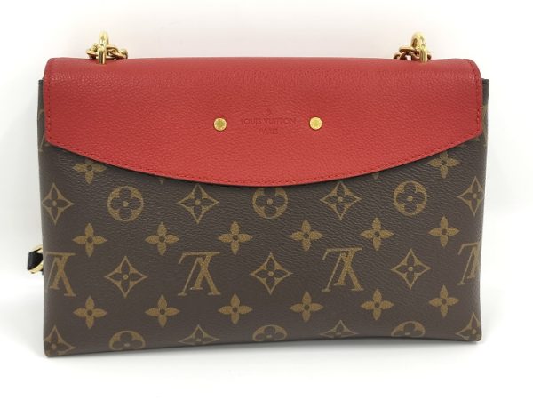 oppo 256 Louis Vuitton Saint Placide Shoulder Bag Monogram Cerise Red