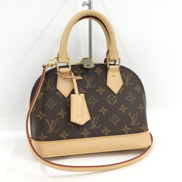 oppo 256 LOUIS VUITTON Alma BB 2WAY Shoulder Bag Monogram Brown