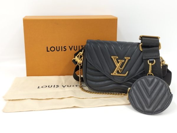 2000773258500452 10 Louis Vuitton Multi Pochette Shoulder Bag with Pouch Leather Black