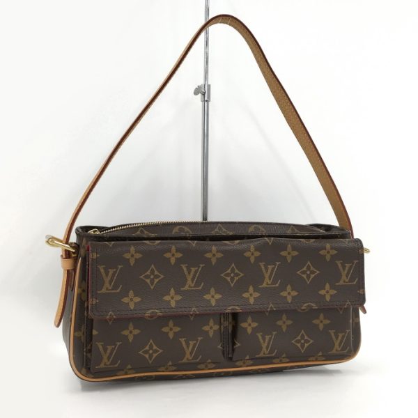 oplus 256 Louis Vuitton Vivacite MM Shoulder Monogram Brown