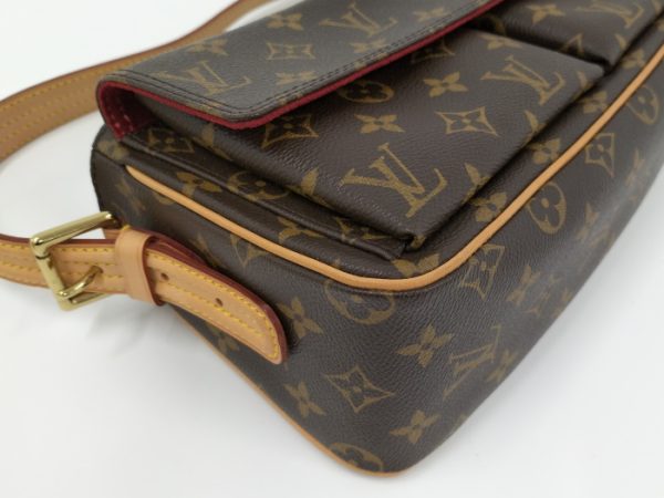 oplus 256 Louis Vuitton Vivacite MM Shoulder Monogram Brown