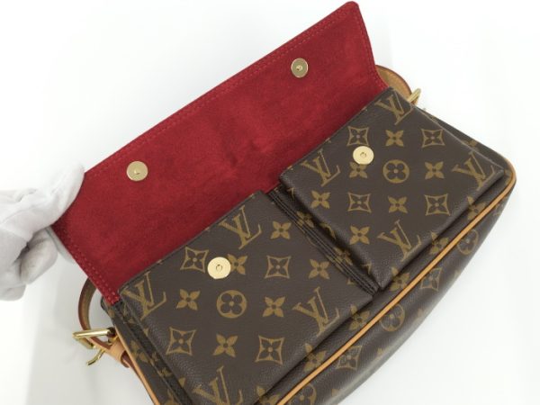 oplus 256 Louis Vuitton Vivacite MM Shoulder Monogram Brown