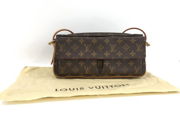 oplus 256 Louis Vuitton Vivacite MM Shoulder Monogram Brown