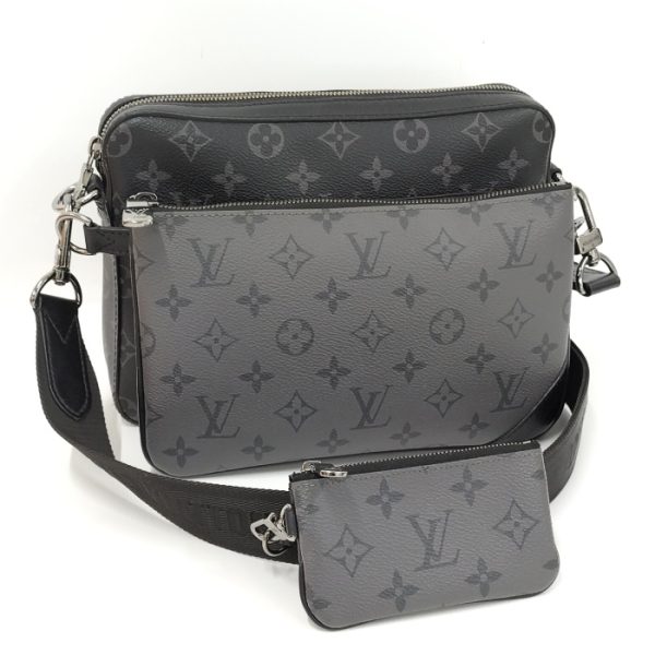 2000773258800667 1 Louis Vuitton Trio Messenger Shoulder Bag Monogram Eclipse