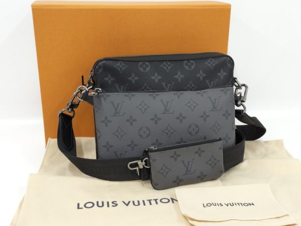 2000773258800667 9 Louis Vuitton Trio Messenger Shoulder Bag Monogram Eclipse