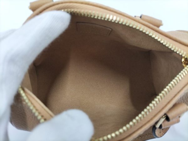 oplus 256 Louis Vuitton Nano Speedy 2WAY Shoulder Bag Monogram Empreinte Beige