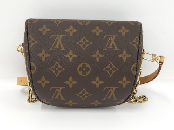 oppo 256 Louis Vuitton Chain Mini Bum Bag Shoulder Bag Monogram Brown