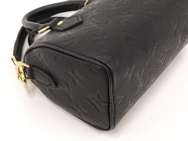 oppo 256 Louis Vuitton Nano Speedy 2WAY Handbag Shoulder Bag Monogram Empreinte Noir Black