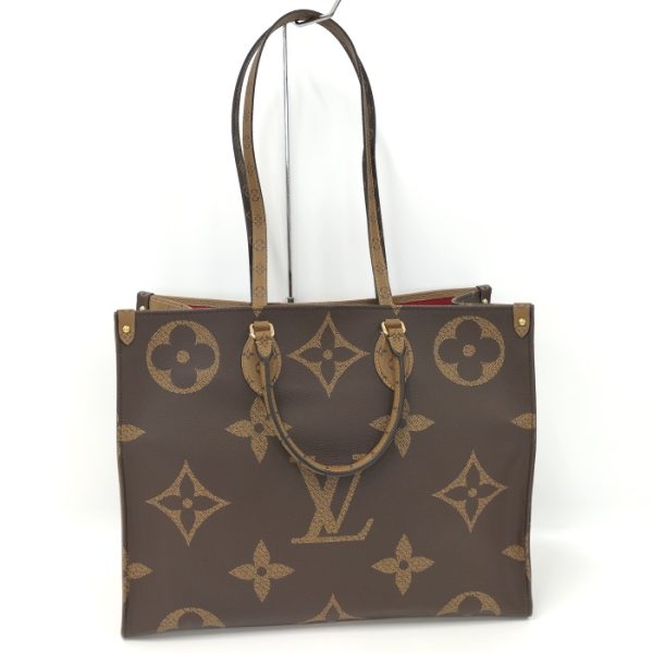 2000773259000367 1 Louis Vuitton On the Go GM 2WAY Tote Bag Monogram Reverse Giant Brown