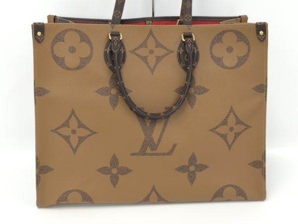 2000773259000367 2 Louis Vuitton On the Go GM 2WAY Tote Bag Monogram Reverse Giant Brown