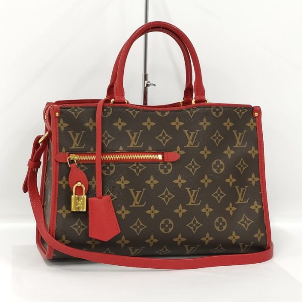 oppo 256 Louis Vuitton Popincourt PM 2WAY Handbag Monogram Rouge Red