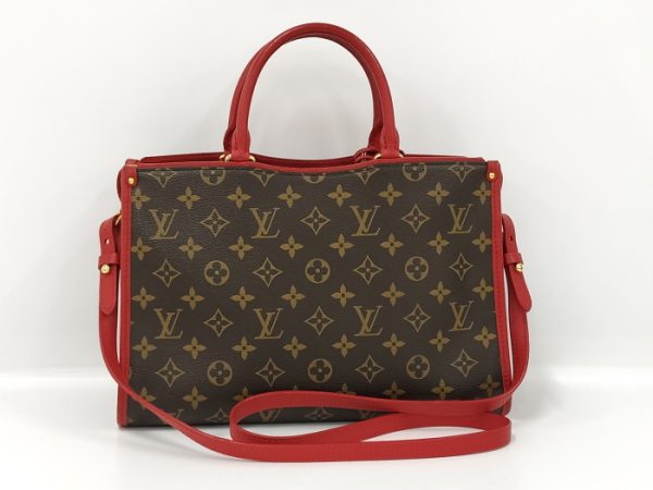 oppo 256 Louis Vuitton Popincourt PM 2WAY Handbag Monogram Rouge Red