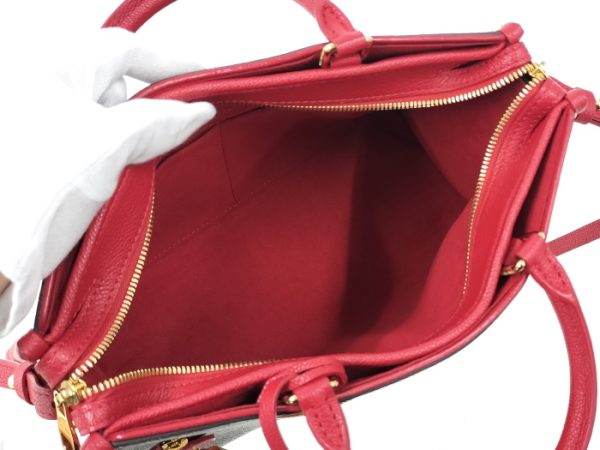 oppo 256 Louis Vuitton Popincourt PM 2WAY Handbag Monogram Rouge Red