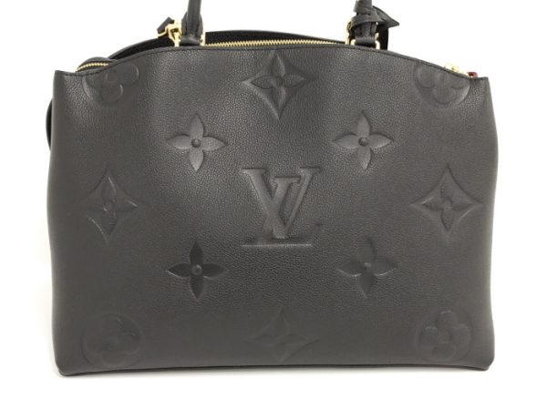 oplus 256 Louis Vuitton Grand Palais MM 2WAY Bag Monogram Empreinte Leather Black