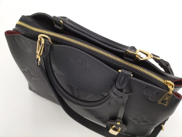 oplus 256 Louis Vuitton Grand Palais MM 2WAY Bag Monogram Empreinte Leather Black