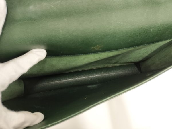 oppo 288 Louis Vuitton Cerviette Clado Business Bag Leather Green