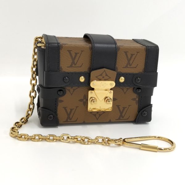 oplus 256 Louis Vuitton Essential Trunk Chain Shoulder Monogram Reverse M Brown