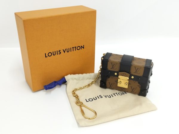 oplus 256 Louis Vuitton Essential Trunk Chain Shoulder Monogram Reverse M Brown