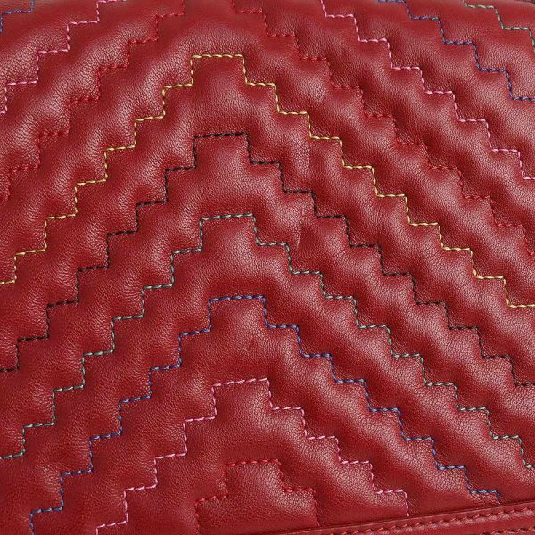 200091677018 12 Salvatore Ferragamo Gancini Chain Shoulder Bag Red