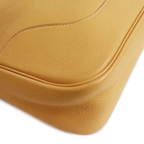 200099229018 10 HERMES Trim 35 Taurillon Clemence Leather Saffron Yellow