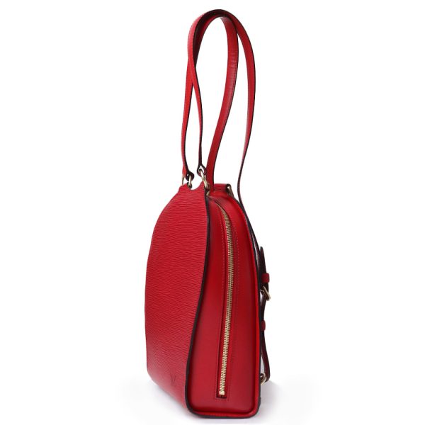 200099547018 4 Louis Vuitton Mabillon Rucksack Epi Castilian Red